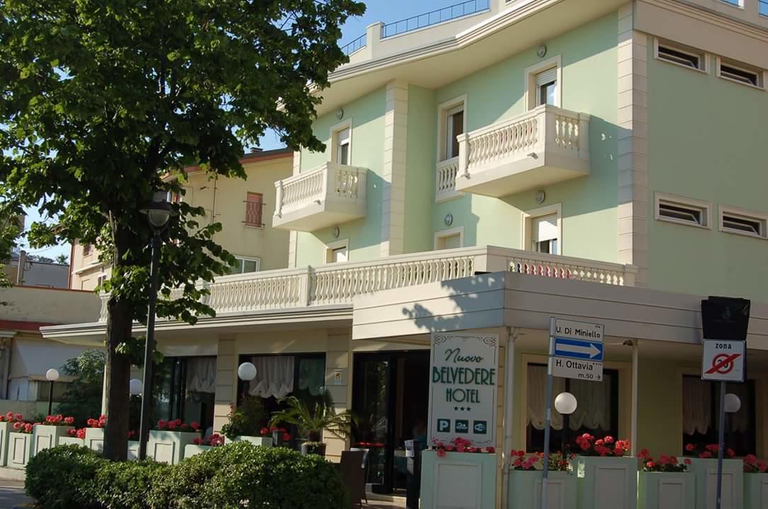 Hotel Nuovo Belvedere Римини Екстериор снимка